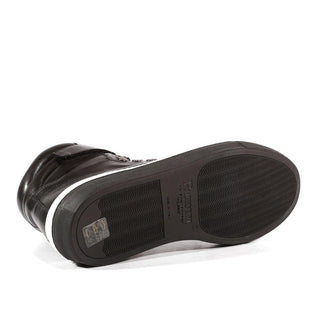 Cesare Paciotti Luxury Italian Mens Shoes Dan Calf Black Dakar Leather Boots (CPM3030)-AmbrogioShoes