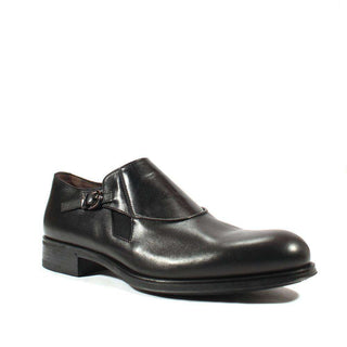 Cesare Paciotti Luxury Italian Men's Designer Shoes Dan Calf Soft Black Leather Oxfords (CPM2562)