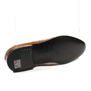 Cesare Paciotti Luxury Italian Mens Shoes Dan Lux Biscotto / Ocra Leather Oxfords (CPM2424)-AmbrogioShoes