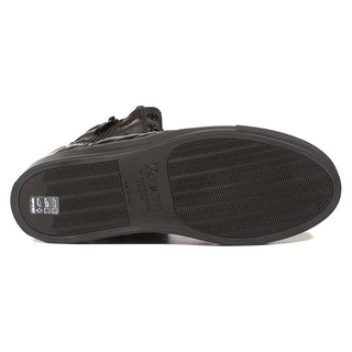 Cesare Paciotti Luxury Italian Men's Shoes Gomanato Nappa Black Sneakers (CPM5012)-AmbrogioShoes