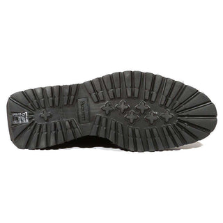 Cesare Paciotti Luxury Italian Men's Shoes Granello Black Boots (CPM5002)-AmbrogioShoes
