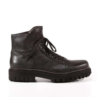 Cesare Paciotti Luxury Italian Mens Shoes Hippie Black Leather Boots (CPM3075)-AmbrogioShoes