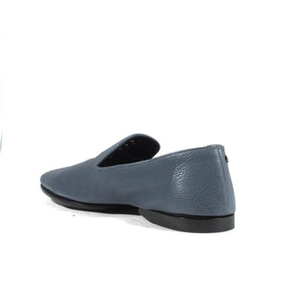 Cesare Paciotti Luxury Italian Men's Designer Shoes Hippie Navy Leather Loafers (CPM2644)-AmbrogioShoes