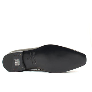 Cesare Paciotti Luxury Italian Mens Shoes Kid Suede Melanzana Grey Suede Loafers (CPM2502)-AmbrogioShoes