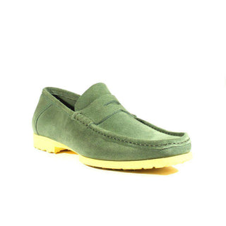 Cesare Paciotti Luxury Italian Mens Shoes Kiwi Suede Moccasins (CPM2354)-AmbrogioShoes