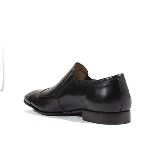 Cesare Paciotti Luxury Italian Men's Designer Shoes Magic Baby Black Leather Loafers (CPM2664)-AmbrogioShoes