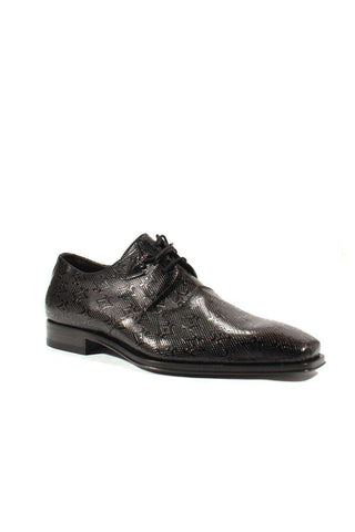 Cesare Paciotti Luxury Italian Men's Designer Shoes Magic Old Black R Leather Oxfords (CPM2587)-AmbrogioShoes