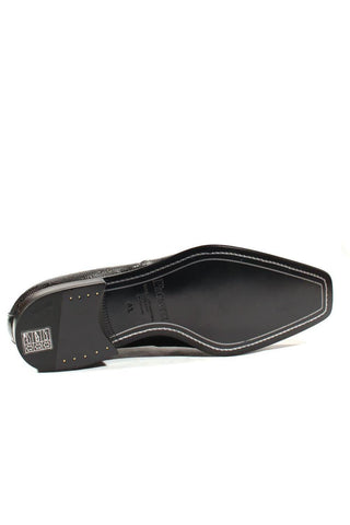 Cesare Paciotti Luxury Italian Men's Designer Shoes Magic Old Black R Leather Oxfords (CPM2587)-AmbrogioShoes