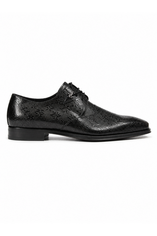 Cesare Paciotti Luxury Italian Men's Designer Shoes Magic Old Black R Leather Oxfords (CPM2587)