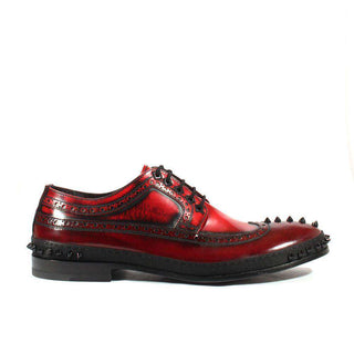 Cesare Paciotti Luxury Italian Mens Shoes Magic Old Melanzana Leather Oxfords (CPM2504)-AmbrogioShoes