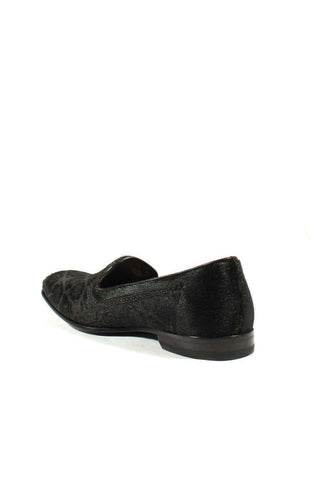 Cesare Paciotti Luxury Italian Men's Designer Shoes Pony Lux Black Nappa Pony Loafers (CPM2576)-AmbrogioShoes