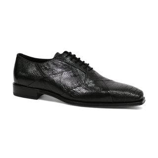 Cesare Paciotti Luxury Italian Men's Designer Shoes Struzzo Zamp Black R Lizard Claws Oxfords (CPM2591)-AmbrogioShoes