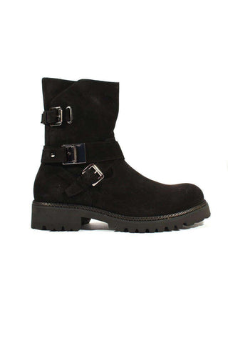 Cesare Paciotti Luxury Italian Men's Designer Shoes Vit Cam Black Ay Suede Boots (CPM2568)-AmbrogioShoes