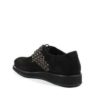Cesare Paciotti Luxury Italian Mens Shoes Vit Cam Black Magic Old Suede Oxfords (CPM2547)-AmbrogioShoes
