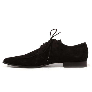 Cesare Paciotti Luxury Italian Mens Shoes Vit Camoscio Black Leather Loafers (CPM3128)-AmbrogioShoes