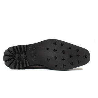Cesare Paciotti Luxury Italian Mens Shoes Vit Camoscio Elephant I Suede Loafers (CPM2541)-AmbrogioShoes