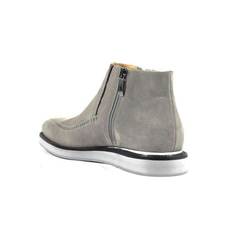 Cesare Paciotti Luxury Italian Men's Designer Shoes Vit Camoscio Fumo Grey Suede Boots (CPM2637)-AmbrogioShoes