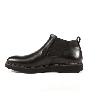 Cesare Paciotti Luxury Italian Mens Shoes Vit Mat Black Leather Boots (CPM3056)-AmbrogioShoes