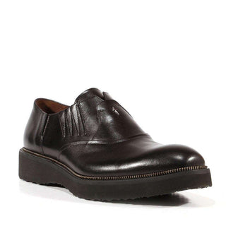 Cesare Paciotti Luxury Italian Mens Shoes Vit Mat Black Leather Loafers (CPM3058)-AmbrogioShoes