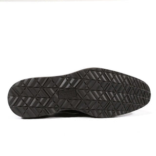 Cesare Paciotti Luxury Italian Mens Shoes Vit Mat Black Leather Loafers (CPM3058)-AmbrogioShoes