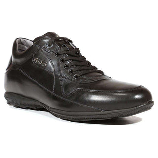 Cesare Paciotti Luxury Italian Men's Italian Shoes Calf Black Sneakers (CPM5024)-AmbrogioShoes