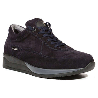Cesare Paciotti Luxury Italian Men's Italian Shoes Camoscio Navy Sneakers (CPM5033)-AmbrogioShoes