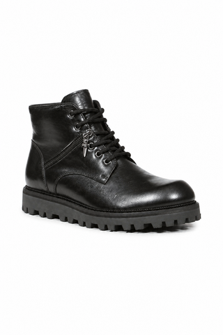 Cesare Paciotti Luxury Italian Men's Italian Designer Shoes Dan Calf Soft Black Boots (CPM5023)