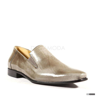 Cesare Paciotti Luxury Italian Mens Italian Magic Dark Gray Loafers (CPM4005)-AmbrogioShoes