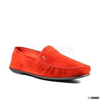 Cesare Paciotti Luxury Italian Mens Italian Vit Cachemire CP Red Loafers (CPM4056)-AmbrogioShoes