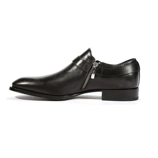 Cesare Paciotti Luxury Italian Mens Loafers Baby Black Lux T Shoes (CPM5472)-AmbrogioShoes