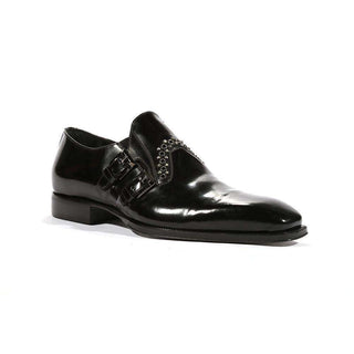 Cesare Paciotti Luxury Italian Mens Loafers Baio Black Shoes (CPM5458)-AmbrogioShoes