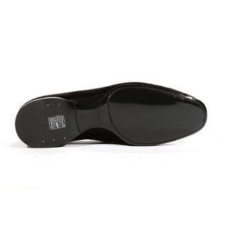 Cesare Paciotti Luxury Italian Mens Loafers Velvet Velluto Black PK Shoes (CPM5450)-AmbrogioShoes