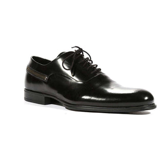 Cesare Paciotti Luxury Italian Mens Oxfords Baio Black SL Shoes (CPM5435)-AmbrogioShoes