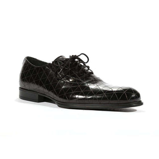 Cesare Paciotti Luxury Italian Mens Oxfords Baio Black SL Shoes (CPM5438)-AmbrogioShoes