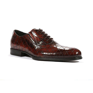 Cesare Paciotti Luxury Italian Mens Oxfords Baio Bordeaux SL Shoes (CPM5439)-AmbrogioShoes