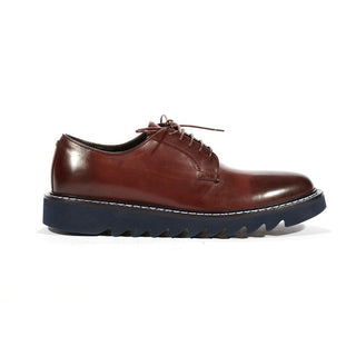 Cesare Paciotti Luxury Italian Mens Oxfords Foam Age Bordeaux DM Shoes (CPM5421)-AmbrogioShoes
