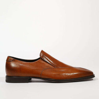 Cesare Paciotti Luxury Italian Men's Shine Cuoio Brown Loafers (CPM5335)-AmbrogioShoes