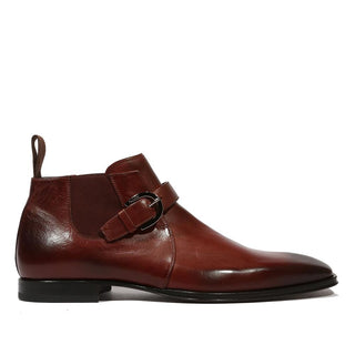 Cesare Paciotti Luxury Italian Men's Shine Prugna Violet Boots (CPM5138)-AmbrogioShoes