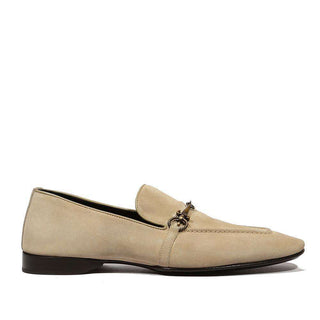 Cesare Paciotti Luxury Italian Men's Vit Camoscio Beige Sand Loafers (CPM5109)-AmbrogioShoes