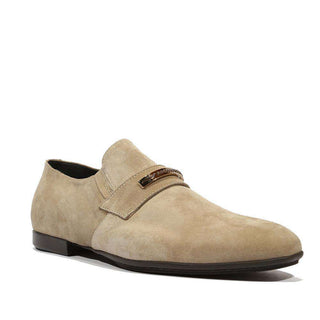 Cesare Paciotti Luxury Italian Men's Vit Camoscio Beige Taupe Loafers (CPM5108-AmbrogioShoes