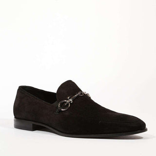 Cesare Paciotti Luxury Italian Men's Vit Camoscio Black Loafers (CPM5331)-AmbrogioShoes