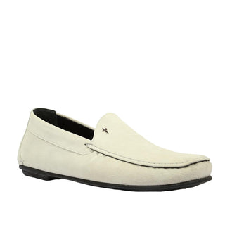 Cesare Paciotti Luxury Italian Men's Vit Camoscio Bone White Loafers (CPM5147)-AmbrogioShoes