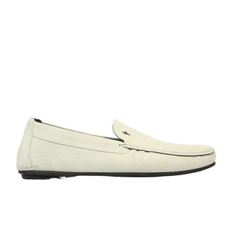 Cesare Paciotti Luxury Italian Men's Vit Camoscio Bone White Loafers (CPM5147)-AmbrogioShoes
