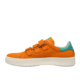 Cesare Paciotti Luxury Italian Men's Vit Camoscio Orange Sneakers (CPM5119)-AmbrogioShoes