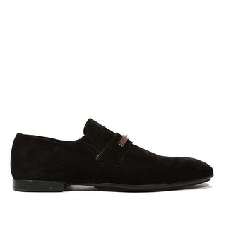 Cesare Paciotti Luxury Italian Men's Vit Camoscio SL Black Loafers (CPM5146)-AmbrogioShoes