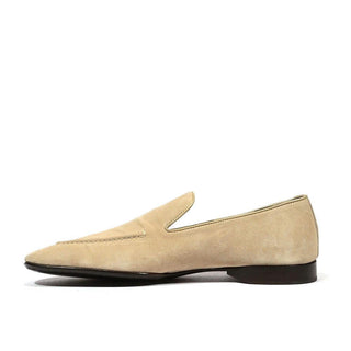 Cesare Paciotti Luxury Italian Men's Vit Camoscio Sand Beige Loafers (CPM5336)-AmbrogioShoes