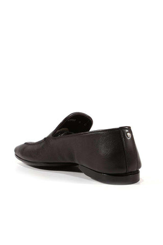 Cesare Paciotti Luxury Italian Men's Designer Shoes Spring Black Leather Loafers (CPM3132)