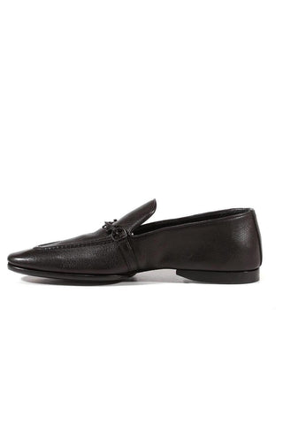 Cesare Paciotti Luxury Italian Men's Designer Shoes Spring Black Leather Loafers (CPM3147)