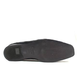 Cesare Paciotti Luxury Italian Velluto Navy Nappa Leather / Fabric Oxfords (CPM2509)-AmbrogioShoes
