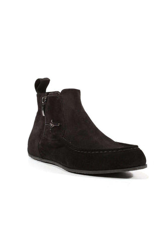 Cesare Paciotti Luxury Italian Men's Designer Shoes Vit Cam Black Suede Boots (CPM3055)